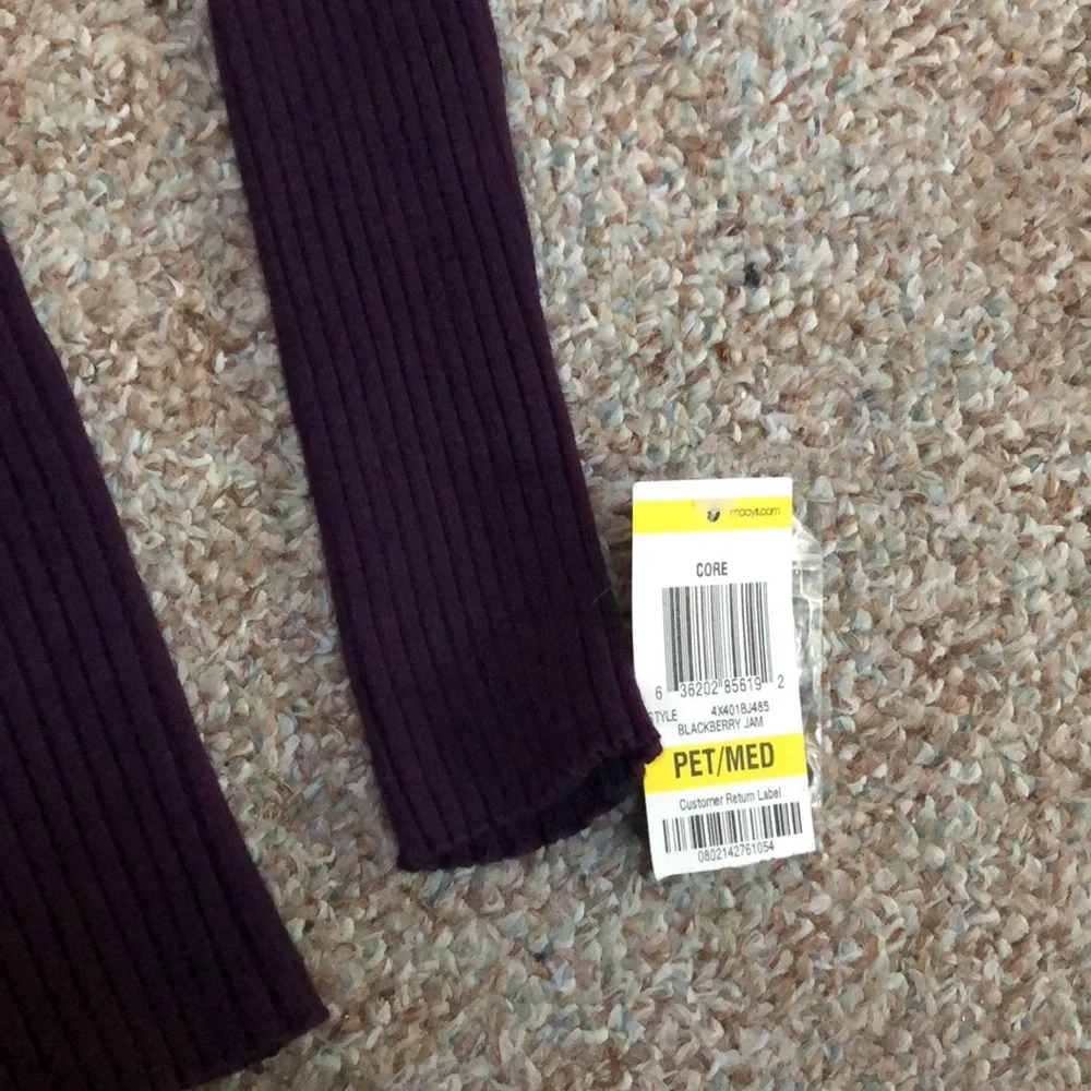 INC  International Concepts Petite Knit Sweater Purple size PM - Picture 5 of 7